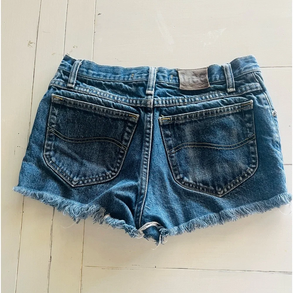 Vintage Lee Jean Denim Cut Offs Size 31